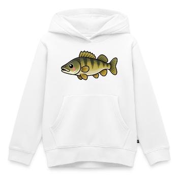 Niedliche Zander Kinder Angeldesign - Kinder Premium Organic Hoodie - Weiß - Vorne - AI Model Kid Female (0cm)