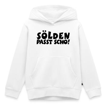 Sölden Passt Scho! - Kinder Premium Organic Hoodie - Weiß - Vorne - AI Model Kid Female (0cm)
