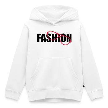 Fashion - Sweat Premium à capuche enfant bio - blanc - Devant - AI Model Kid Female (0cm)