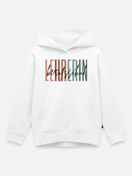 Lehrerin Berufsschule Berufsschullehrerin Geschenk - Kinder Premium Organic Hoodie - Weiß