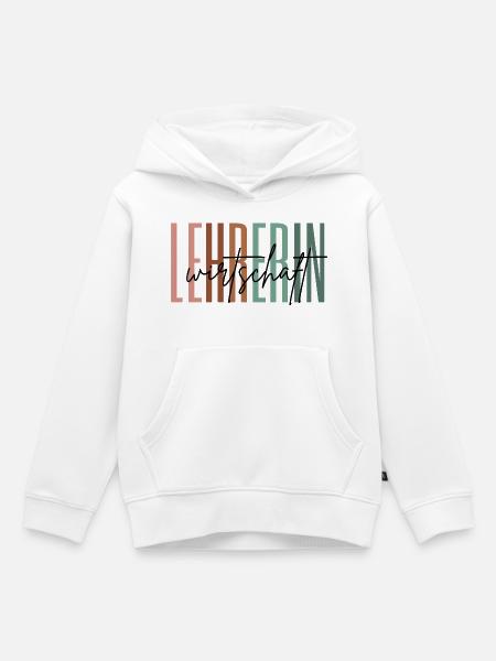 Lehrerin Wirtschaft Wirtschaftslehrerin Geschenk - Kinder Premium Organic Hoodie - Weiß