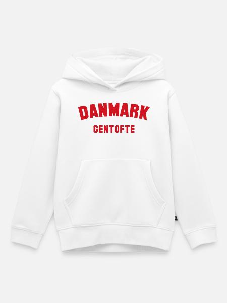 GENTOFTE Danmark Dänemark - Kinder Premium Organic Hoodie - Weiß