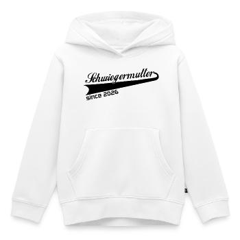 schwiegermutter 2026, beste schwiegermutter ever - Kinder Premium Organic Hoodie - Weiß - Vorne - AI Model Kid Female (0cm)