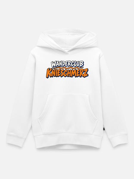 Wanderclub KnieSchmerz Wanderer Wandern - Kinder Premium Organic Hoodie - Weiß