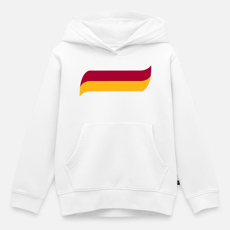 Sari Kirmizi - Sweat Premium à capuche enfant bio - blanc