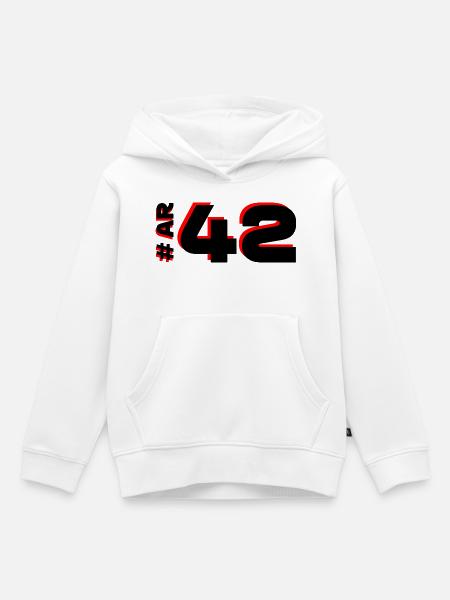 AR42 2025 Niederlande - Kinder Premium Organic Hoodie - Weiß