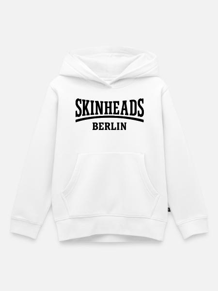 Skinheads - Berlin - Kinder Premium Organic Hoodie - Weiß