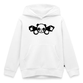 Panda de surveillance chinoise - Sweat Premium à capuche enfant bio - blanc - Devant - AI Model Kid Female (0cm)