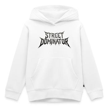 Street Dominator Performance Tuning Style - Kids Premium Organic Hoodie - white - Front - AI Model Kid Female (0cm)