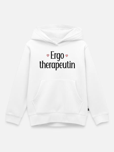 Ergotherapeutin - Kinder Premium Organic Hoodie - Weiß