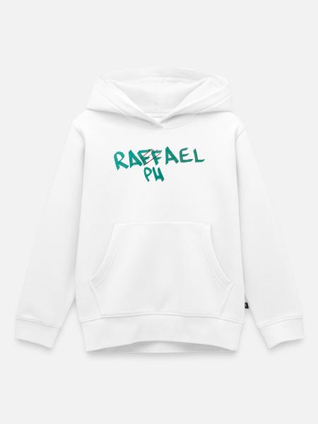 Geschenkidee für Raphael - Kinder Premium Organic Hoodie - Weiß