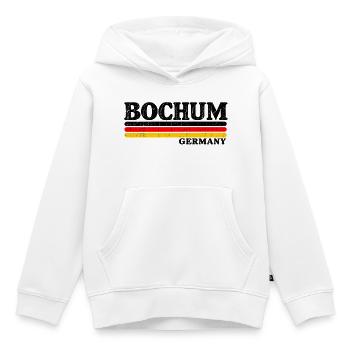 Bochum - Ruhrpott - Deutschland - Germany - Kinder Premium Organic Hoodie - Weiß - Vorne - AI Model Kid Female (0cm)