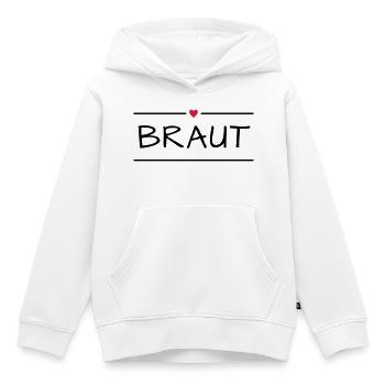 Braut Junggesellinnenabschied - Kinder Premium Organic Hoodie - Weiß - Vorne - AI Model Kid Female (0cm)