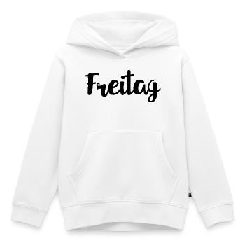 Freitag Wochentag Woche - Kinder Premium Organic Hoodie - Weiß - Vorne - AI Model Kid Female (0cm)