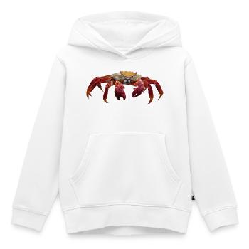 Krabbe - Kinder Premium Organic Hoodie - Weiß - Vorne - AI Model Kid Female (0cm)