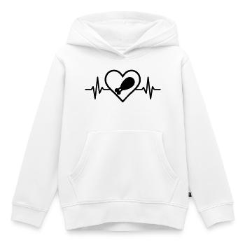 Cœur de poulet rôti Cuisine Gourmet - Sweat Premium à capuche enfant bio - blanc - Devant - AI Model Kid Female (0cm)