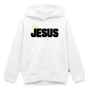 Jesus Christ - Kids Premium Organic Hoodie - white - Front - AI Model Kid Female (0cm)