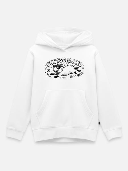 Deutschland Capybara - Kinder Premium Organic Hoodie - Weiß