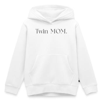 Twin Mama - Kinder Premium Organic Hoodie - Weiß - Vorne - AI Model Kid Female (0cm)