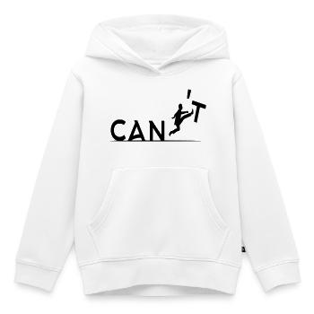 Manchmal können Dinge getan werden, wenn Sie möchten # - Kinder Premium Organic Hoodie - Weiß - Vorne - AI Model Kid Female (0cm)