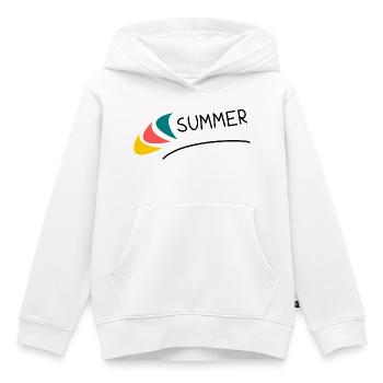 FEIERTAG. FROHE FEIERTAGE. GELIEBTE. MEISTER. LEHRER - Kinder Premium Organic Hoodie - Weiß - Vorne - AI Model Kid Female (0cm)