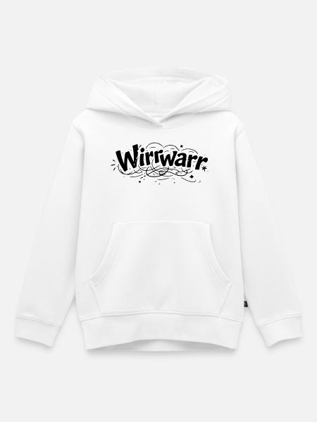 Wirrwarr - Kinder Premium Organic Hoodie - Weiß