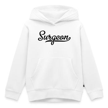Chirurgien - Sweat Premium à capuche enfant bio - blanc - Devant - AI Model Kid Female (0cm)