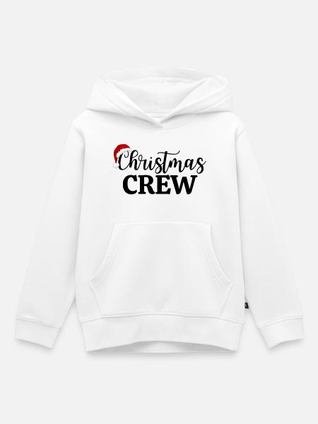 Weihnachts-Crew - Kinder Premium Organic Hoodie - Weiß