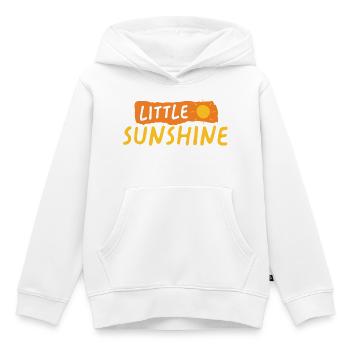 PETIT RAYON DE SOLEIL - Sweat Premium à capuche enfant bio - blanc - Devant - AI Model Kid Female (0cm)