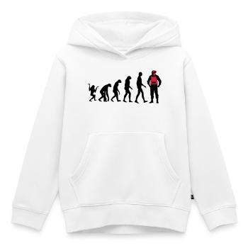 Police - Kinder Premium Organic Hoodie - Weiß - Vorne - AI Model Kid Female (0cm)