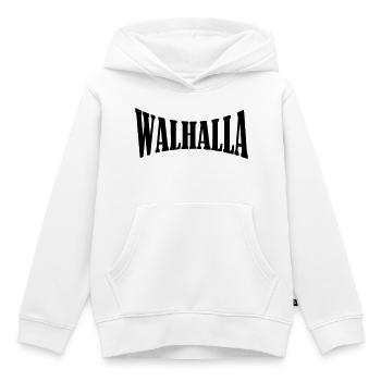 walhalla viking wikinger shirt - Kinder Premium Organic Hoodie - Weiß - Vorne - AI Model Kid Female (0cm)