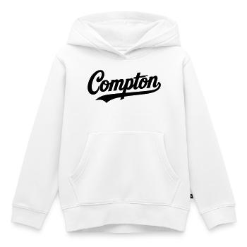 Compton Shirt Retro Vintage Old school Rap hip hop - Kinder Premium Organic Hoodie - Weiß - Vorne - AI Model Kid Female (0cm)