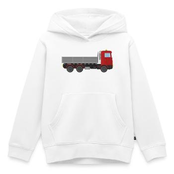 Cargo delivery truck - Kids Premium Organic Hoodie - white - Front - AI Model Kid Female (0cm)