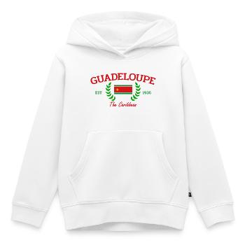 Guadeloupe - France - Frankreich - Karibik - Kinder Premium Organic Hoodie - Weiß - Vorne - AI Model Kid Female (0cm)