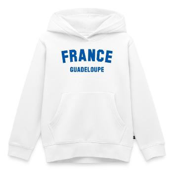 Guadeloupe France - Kinder Premium Organic Hoodie - Weiß - Vorne - AI Model Kid Female (0cm)