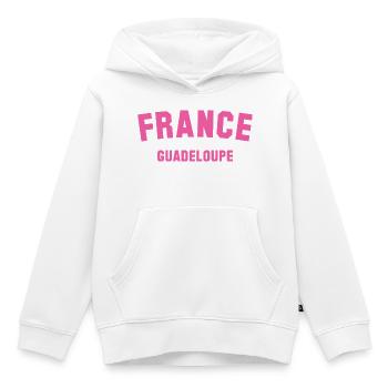 Guadeloupe France - Kinder Premium Organic Hoodie - Weiß - Vorne - AI Model Kid Female (0cm)