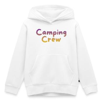 Camping Crew - Kinder Premium Organic Hoodie - Weiß - Vorne - AI Model Kid Female (0cm)