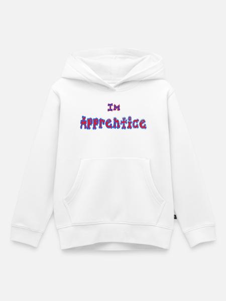 I-m_Apprentice - Kinder Premium Organic Hoodie - Weiß