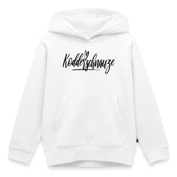Berlin Kodderschnauze - Kids Premium Organic Hoodie - white - Front - AI Model Kid Female (0cm)