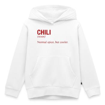 CHILI - Kinder Premium Organic Hoodie - Weiß - Vorne - AI Model Kid Female (0cm)