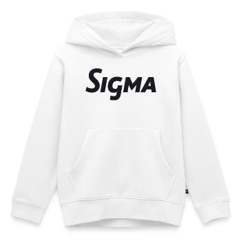 Segma - Kinder Premium Organic Hoodie - Weiß - Vorne - AI Model Kid Female (0cm)