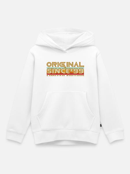 Original seit 1999 Limited Edition - Kinder Premium Organic Hoodie - Weiß