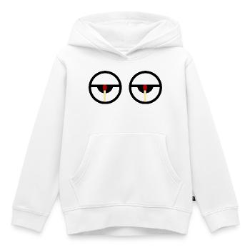 Je suis tellement fatiguée, j’ai besoin d’allumettes - Sweat Premium à capuche enfant bio - blanc - Devant - AI Model Kid Female (0cm)
