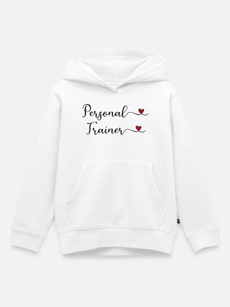 Personal Trainer - Kinder Premium Organic Hoodie - Weiß