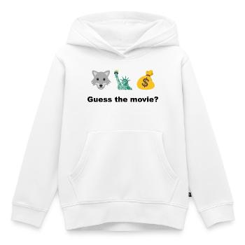 Wolf Freedom and Profit – rate mal, was ist der Film? - Kinder Premium Organic Hoodie - Weiß - Vorne - AI Model Kid Female (0cm)