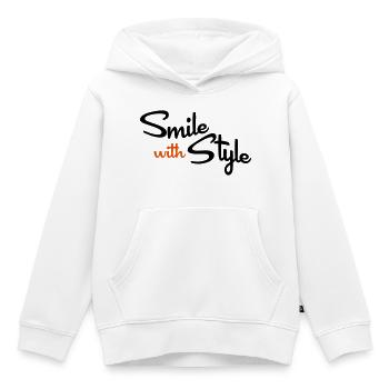 lustige Sprüche - Kinder Premium Organic Hoodie - Weiß - Vorne - AI Model Kid Female (0cm)