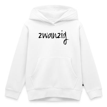 20 zwanzig 20. Geburtstag Geschenk - Kinder Premium Organic Hoodie - Weiß - Vorne - AI Model Kid Female (0cm)