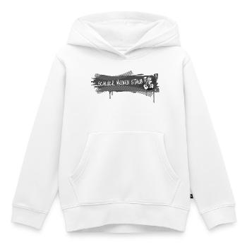 Schluck Meinen Staub Biker Grunge - Kinder Premium Organic Hoodie - Weiß - Vorne - AI Model Kid Female (0cm)