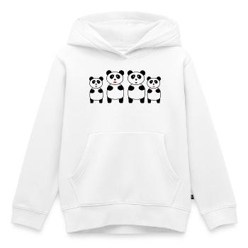 anniversaire. anniversaire décennie. humour. drôle - Sweat Premium à capuche enfant bio - blanc - Devant - AI Model Kid Female (0cm)
