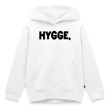 Hygge - Kinder Premium Organic Hoodie - Weiß - Vorne - AI Model Kid Female (0cm)
